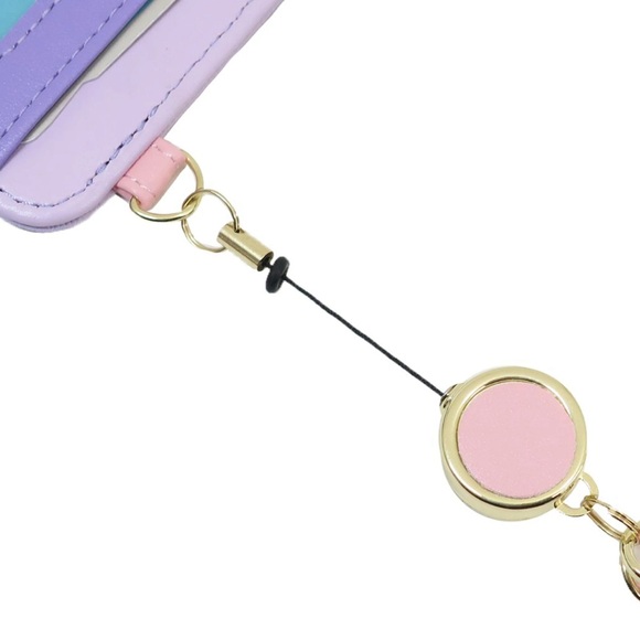 BNIB Japan Sanrio x Oekaki-San Series Pass Card Holder With Retractable … - Picture 3 of 6